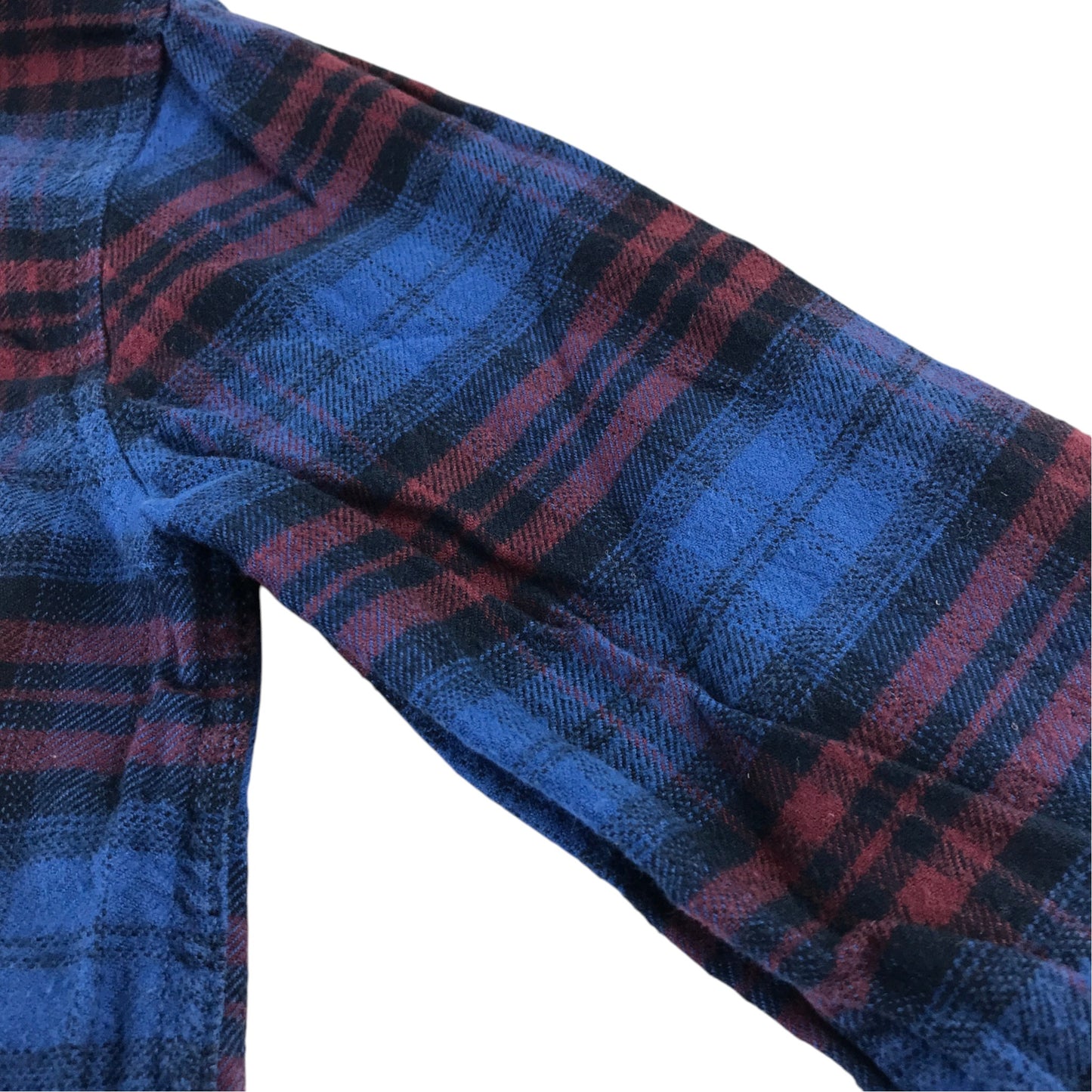 Next 5-6 years blue tartan shirt cotton