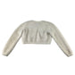 Next 5-6 years cream fluffy cardigan nylon acrylic polyester