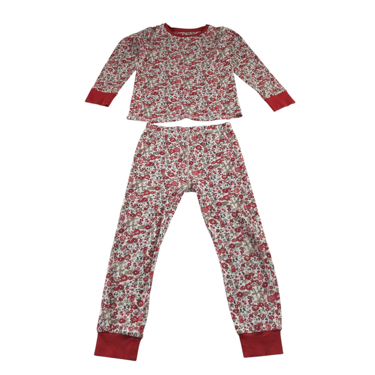 Next 5-6 years floral pyjama set cotton