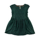 Next 5-6 years green floral pattern dress cotton