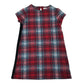 Next 5 years red tartan check dress polyester viscose elastane