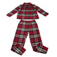 Next 6-7 years red tartan check pyjama set cotton