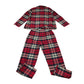 Next 6-7 years red tartan check pyjama set cotton