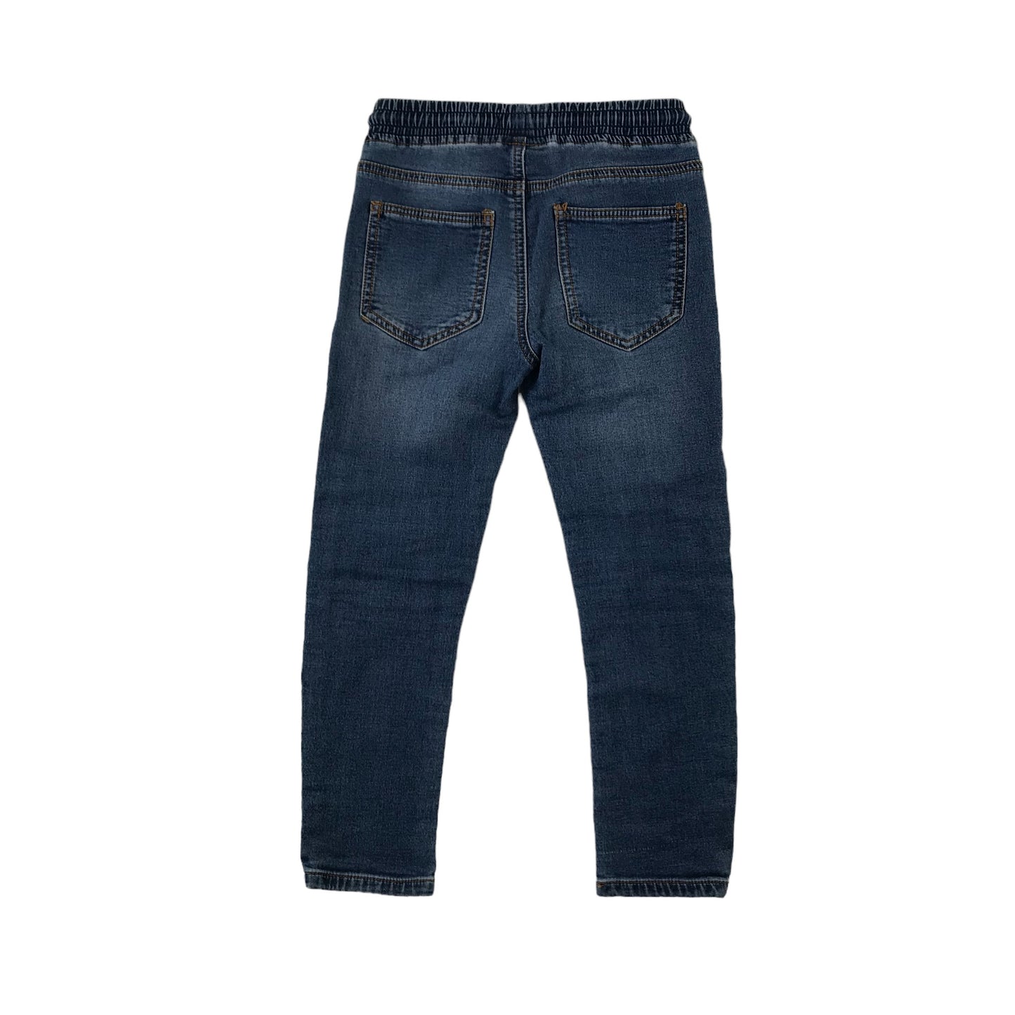 Next jeans 7 years blue stretchy skinny leg pull up jogger style