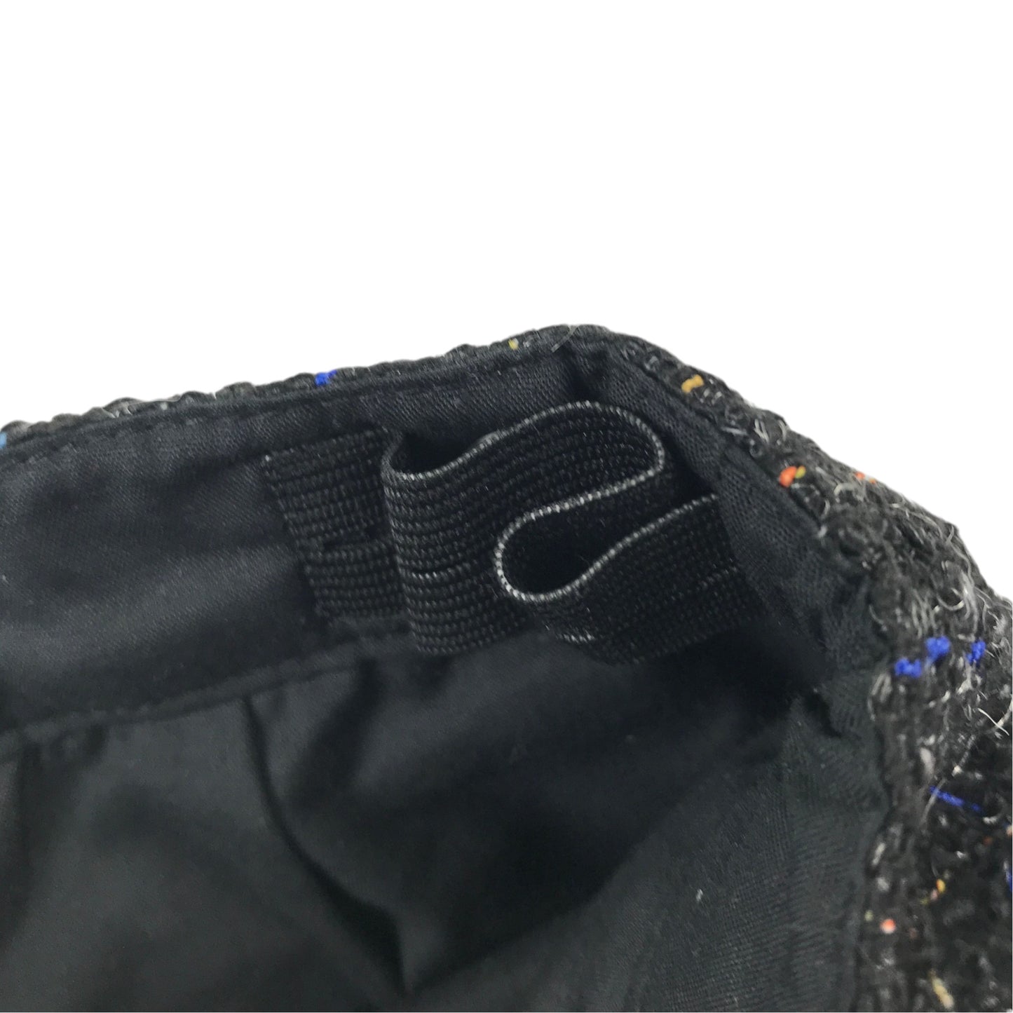 Next 6 years black shorts polyester nylon wool metallised fibre cotton