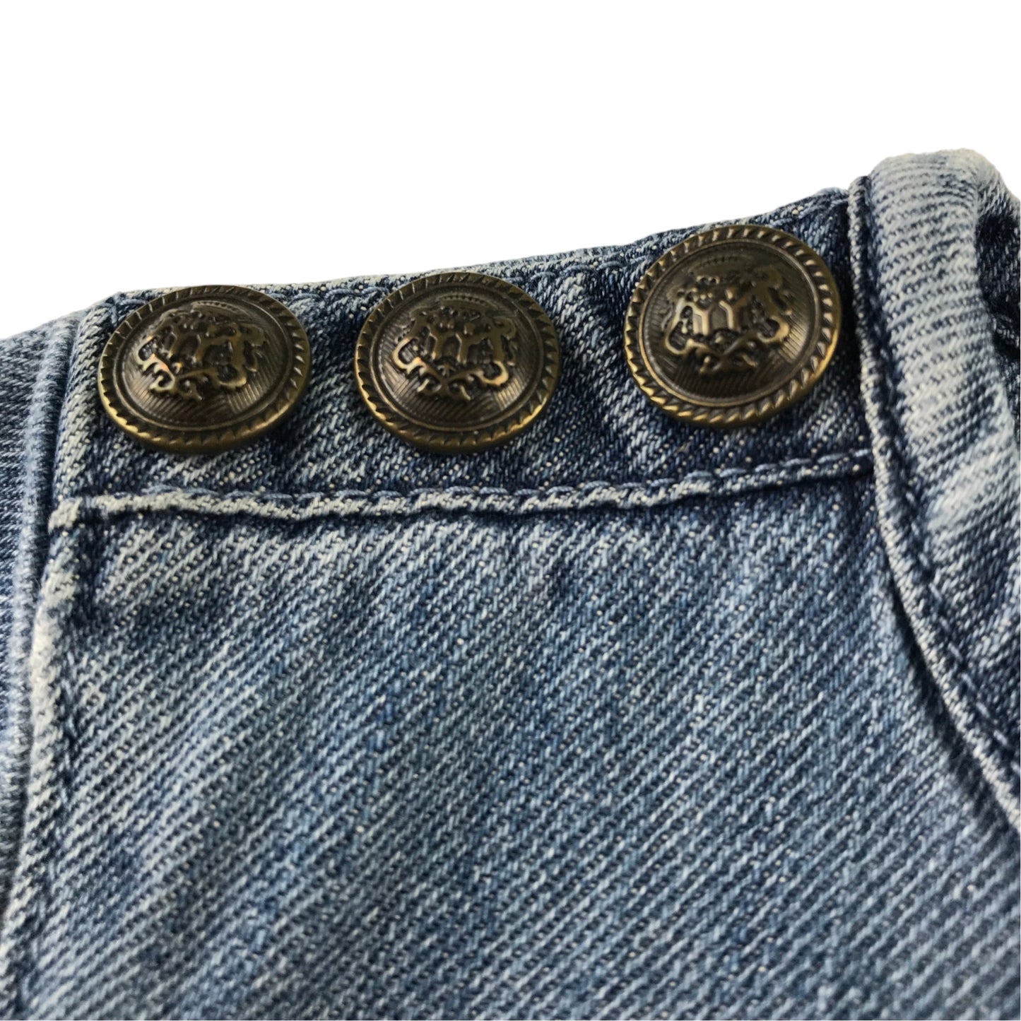 Next 6 years blue denim dress cotton