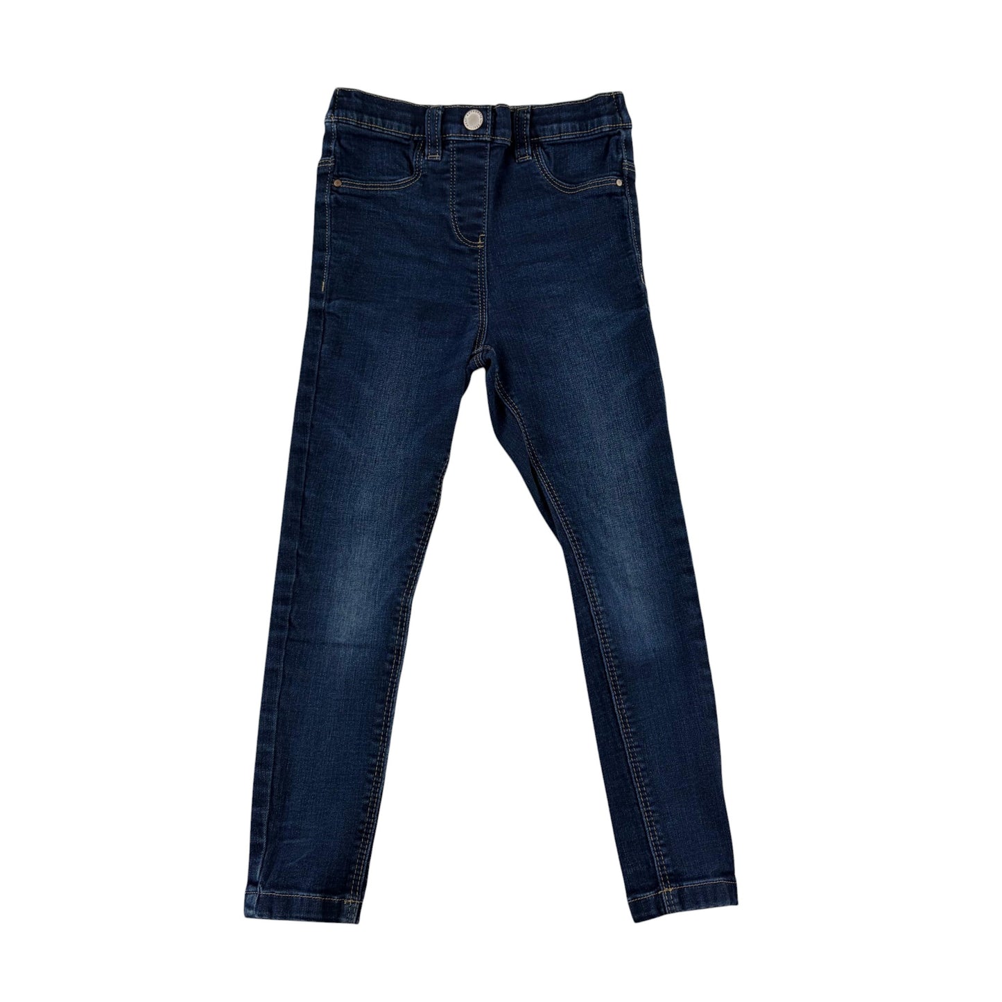 Next 6 years blue jeggings cotton polyester elastane