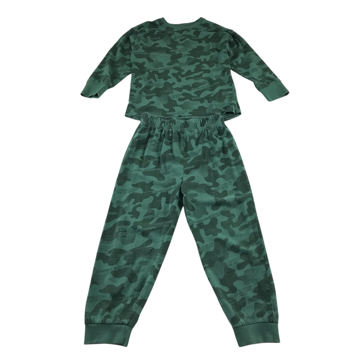 Next 6 years green camo pyjama set cotton