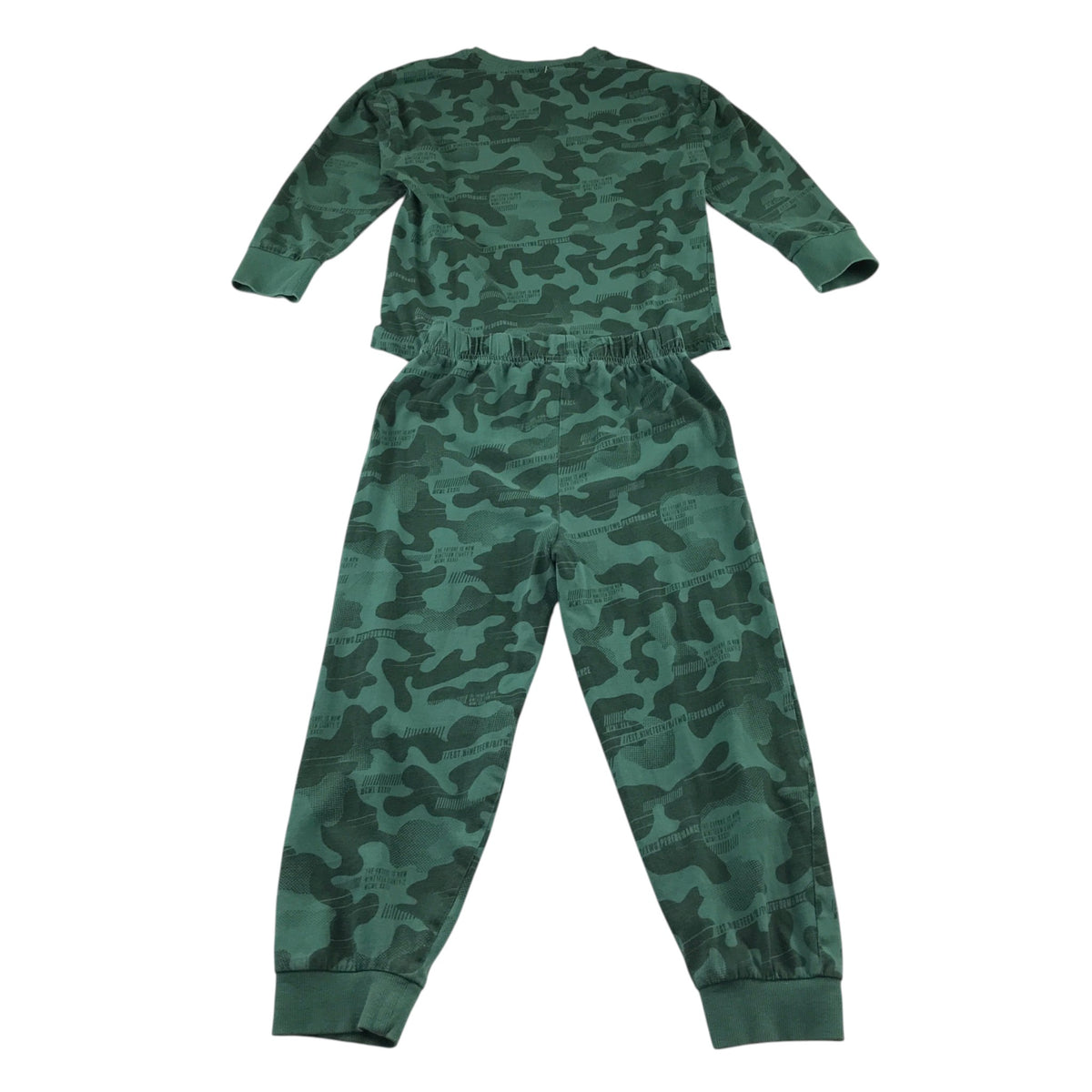 Next 6 years green camo pyjama set cotton