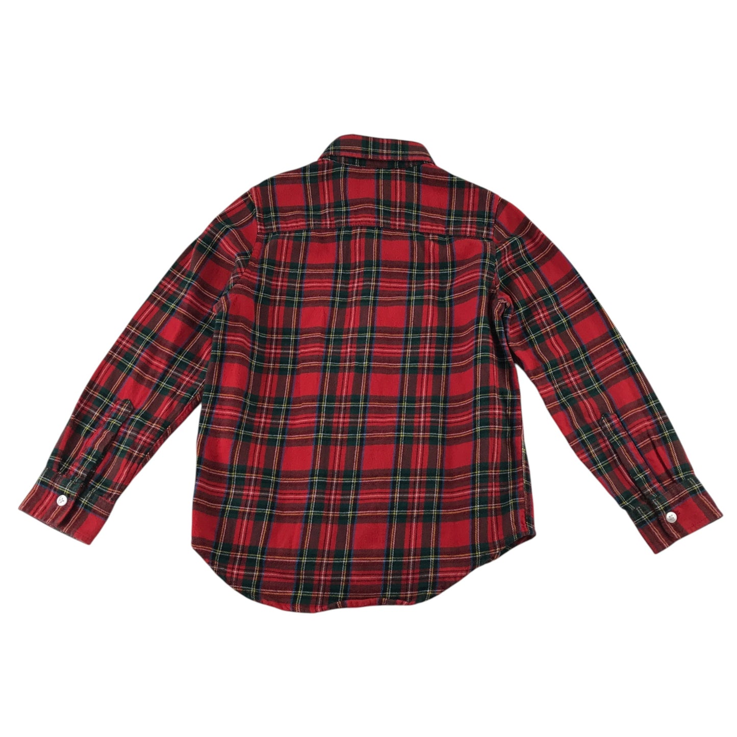 Next 6 years red tartan check shirt cotton