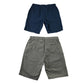 Next 7-8 years shorts bundle blue and khaki grey cotton
