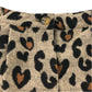 Next 7 years animal print brown skirt polyester nylon viscose wool acrylic