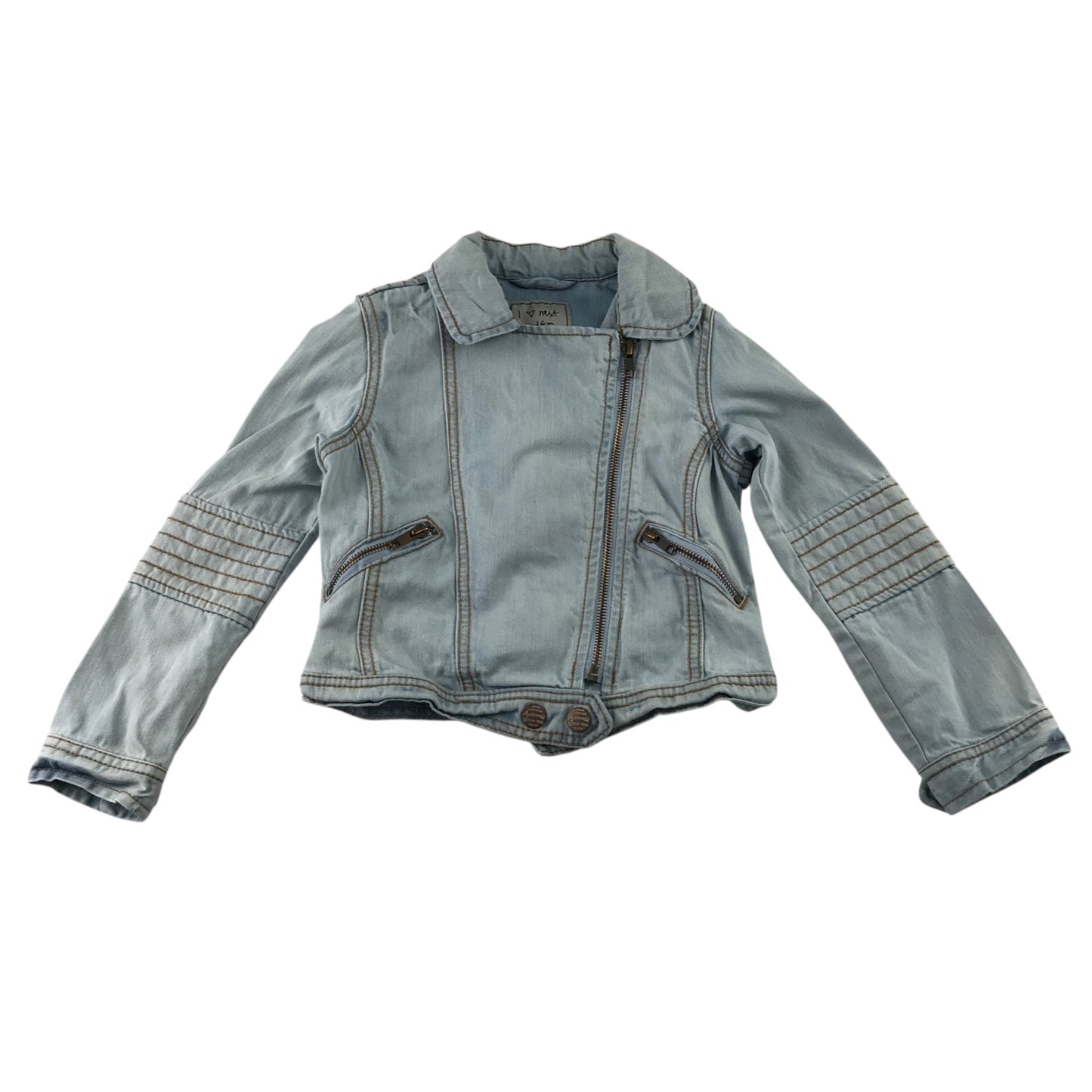 Next 7 years light blue denim jacket cotton
