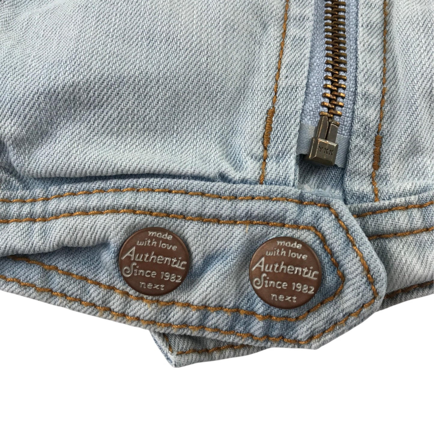 Next 7 years light blue denim jacket cotton