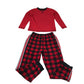 Next 8 years red check pyjama set polyester