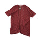 Next 9-10 years terracotta red long open cardigan cotton