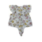Next 9-10 years white floral blouse cotton