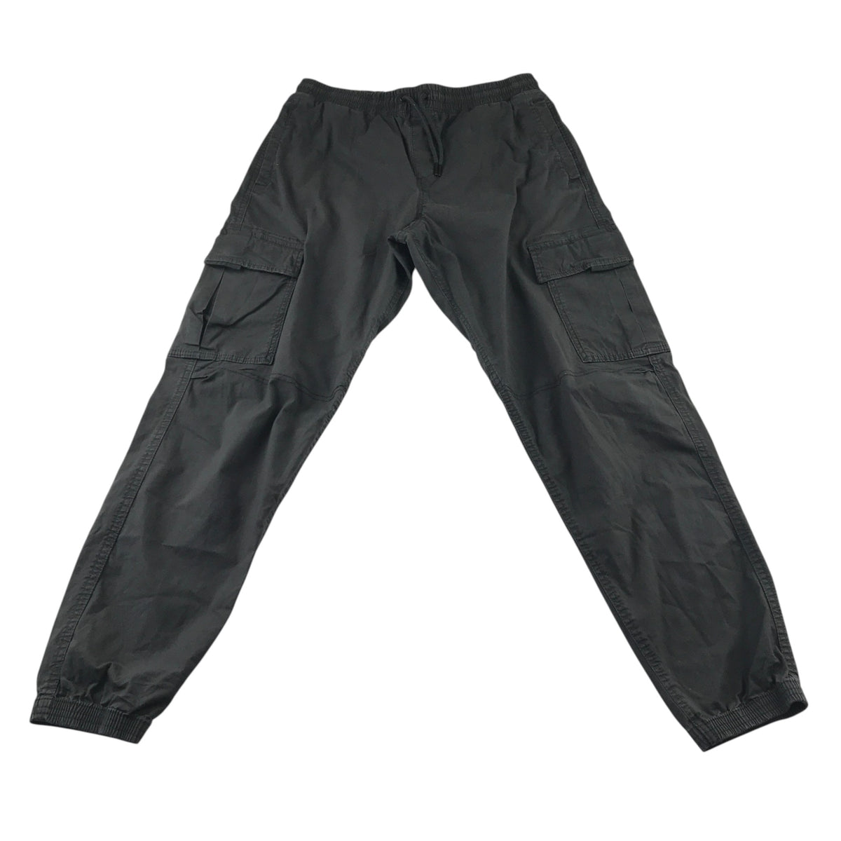 Next 14-15 years grey cargo trousers cotton elastane