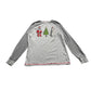 Next 14-15 years grey t-shirt Christmas droids cotton polyester