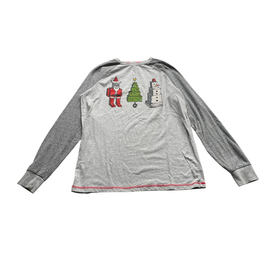 Next 14-15 years grey t-shirt Christmas droids cotton polyester