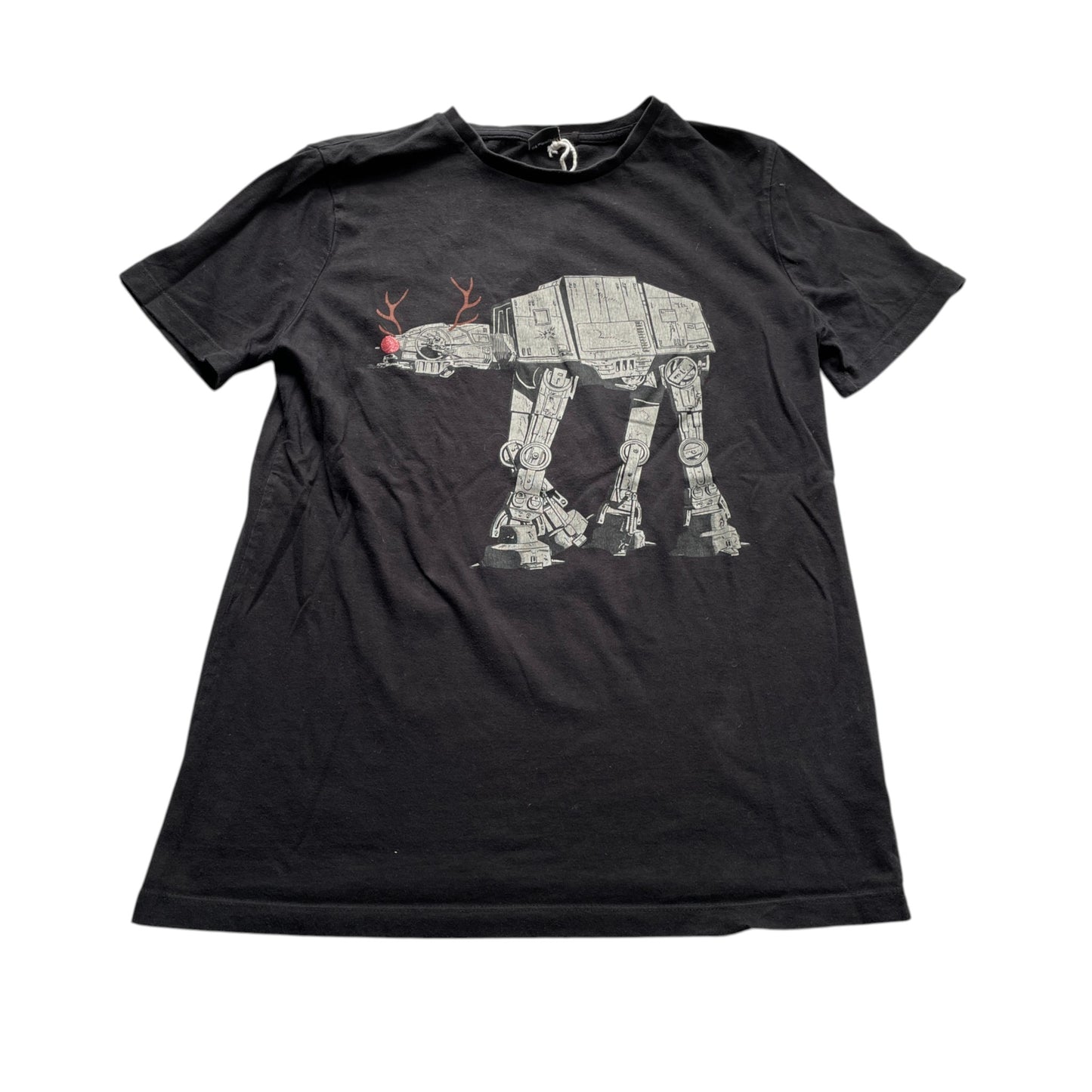 Next 15-16 years black t-shirt Christmas Star Wars cotton
