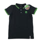 Next 8 years black polo shirt Minecraft print