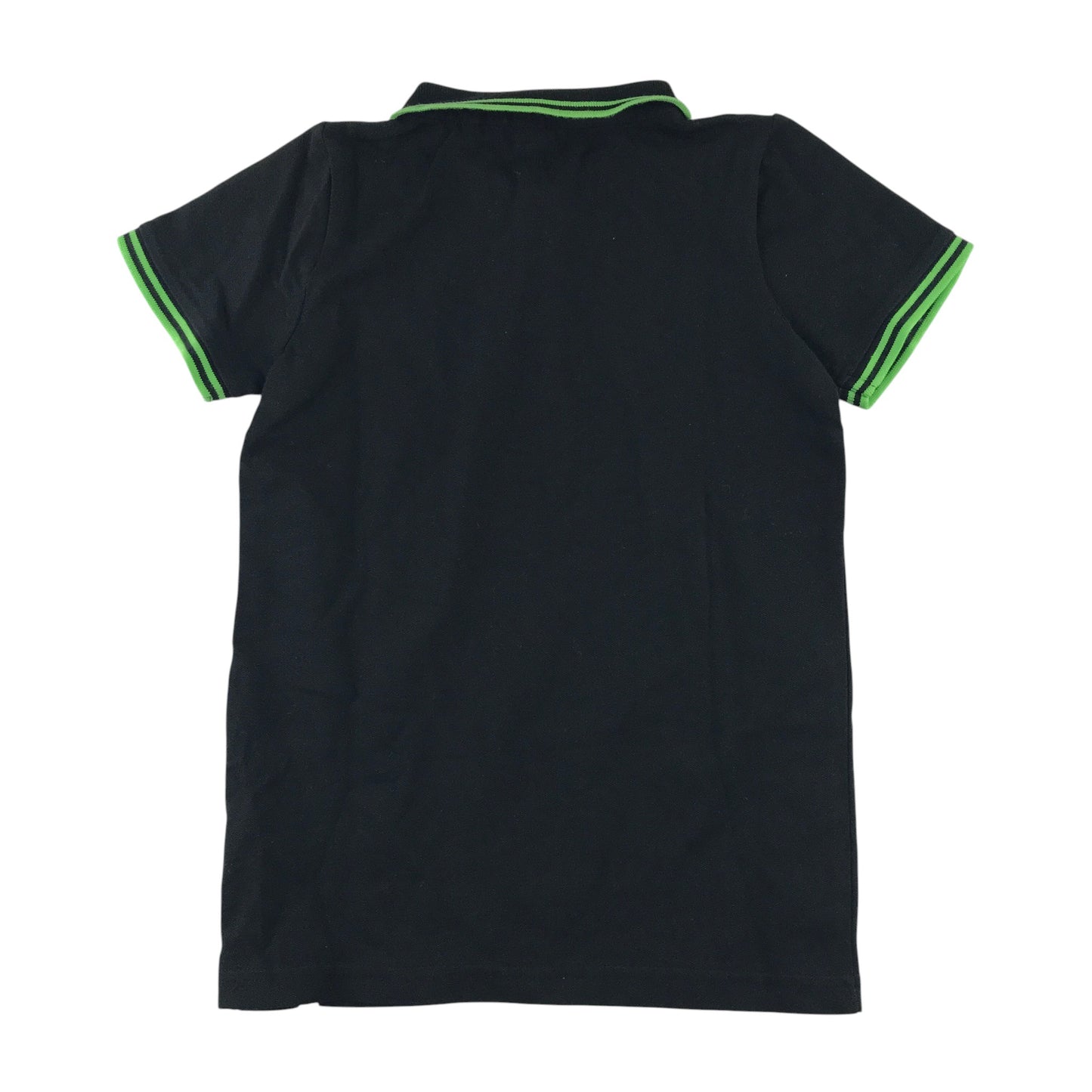 Next 8 years black polo shirt Minecraft print
