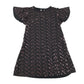 Next 4-5 years dress black sparkly sequins nylon elastane metalised fibres