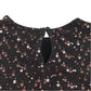 Next 4-5 years dress black sparkly sequins nylon elastane metalised fibres