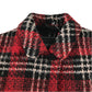 Next 4-5 years red checked coat polyester wool