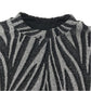 Next 5-6 years black and silver blouse sparkly graphic design nylon elastane