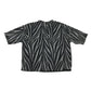 Next 5-6 years black and silver blouse sparkly graphic design nylon elastane