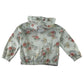 Next 5-6 years light blue floral hoodie cotton