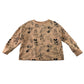 Next 5-6 years light orange sweater Disney characters cotton