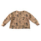 Next 5-6 years light orange sweater Disney characters cotton