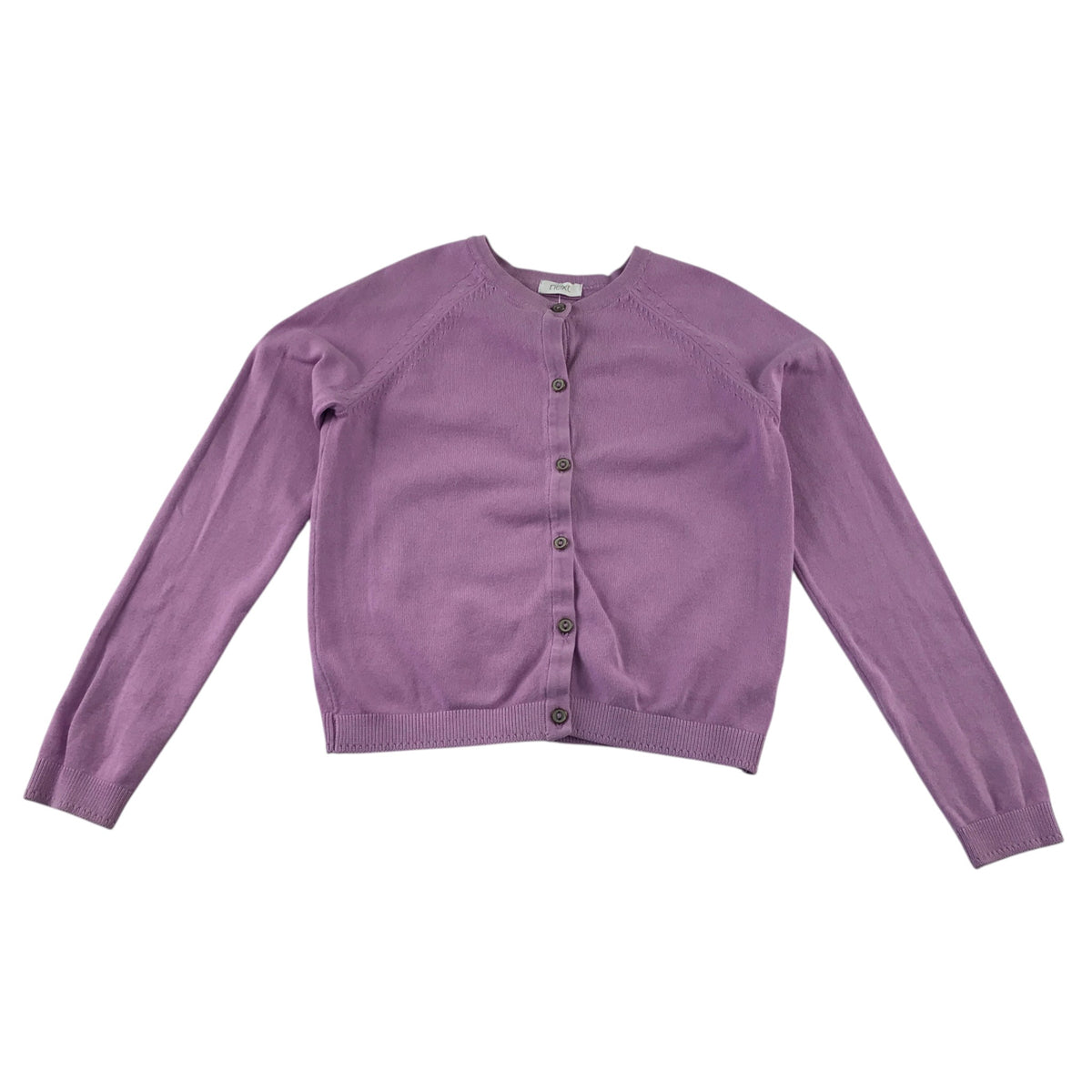 Next 5-6 years lilacy pink cardigan cotton nylon elastane