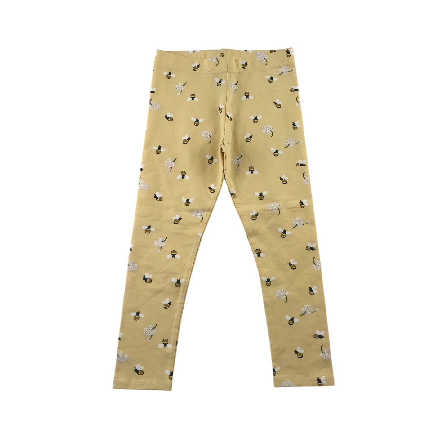 Next 5-6 years yellow bumble bee leggings cotton elastane