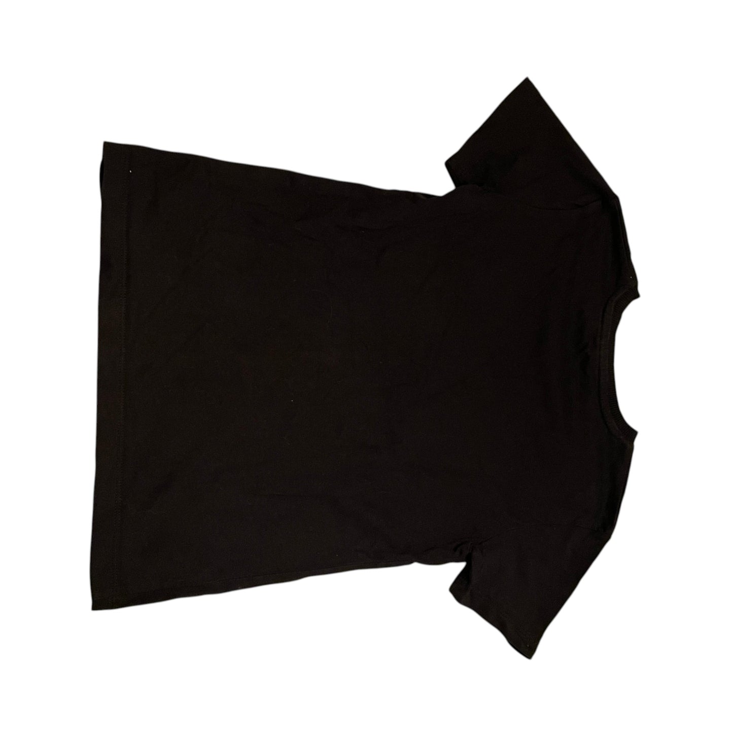 Next 6-7 years black t-shirt Christmas reindeer print cotton