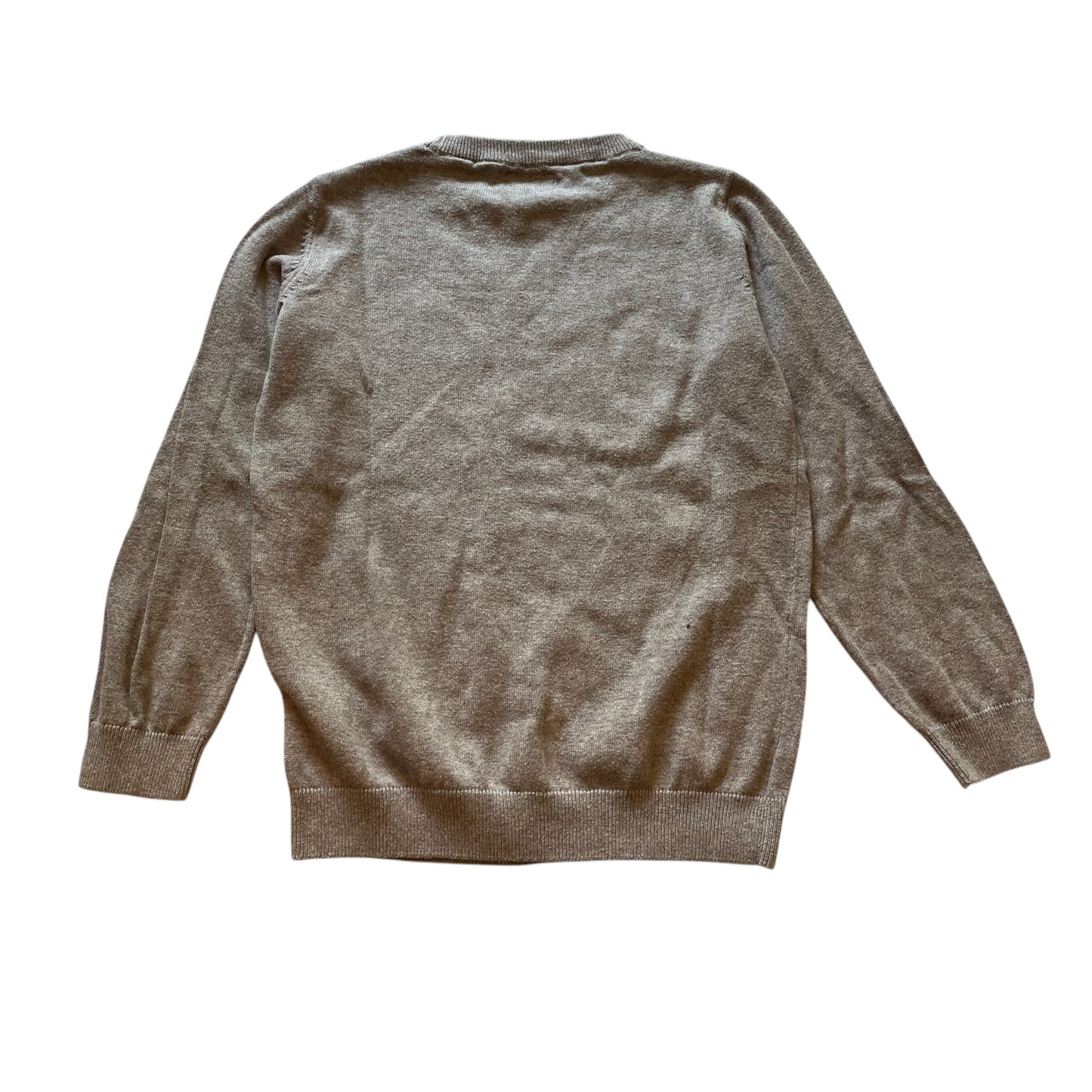 Next 6-7 years grey Tree-Rex Christmas jumper cotton