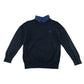 Next 6-7 years navy blue jumper with shirt collars cotton