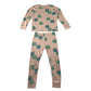Next 6-7 years pink pyjama set apples cotton