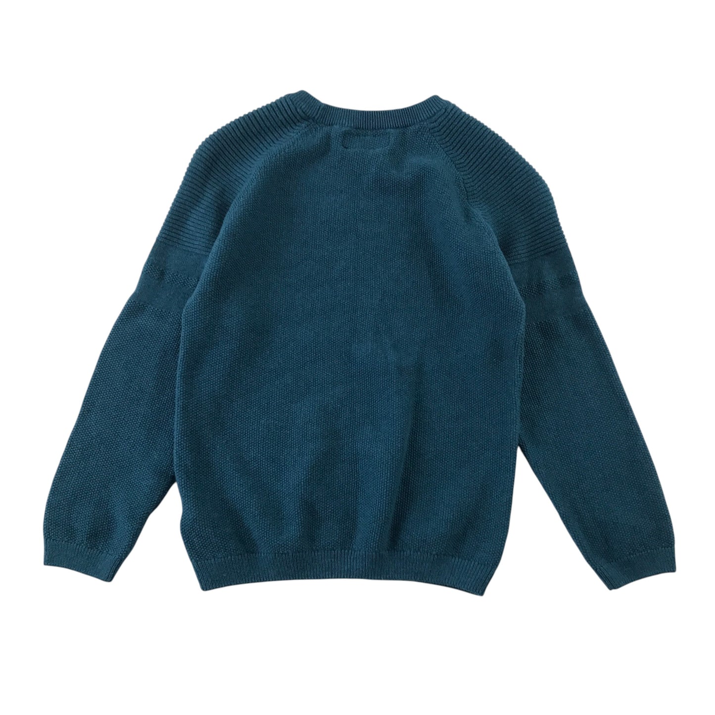 Next 6-7 years teal blue jumper cotton