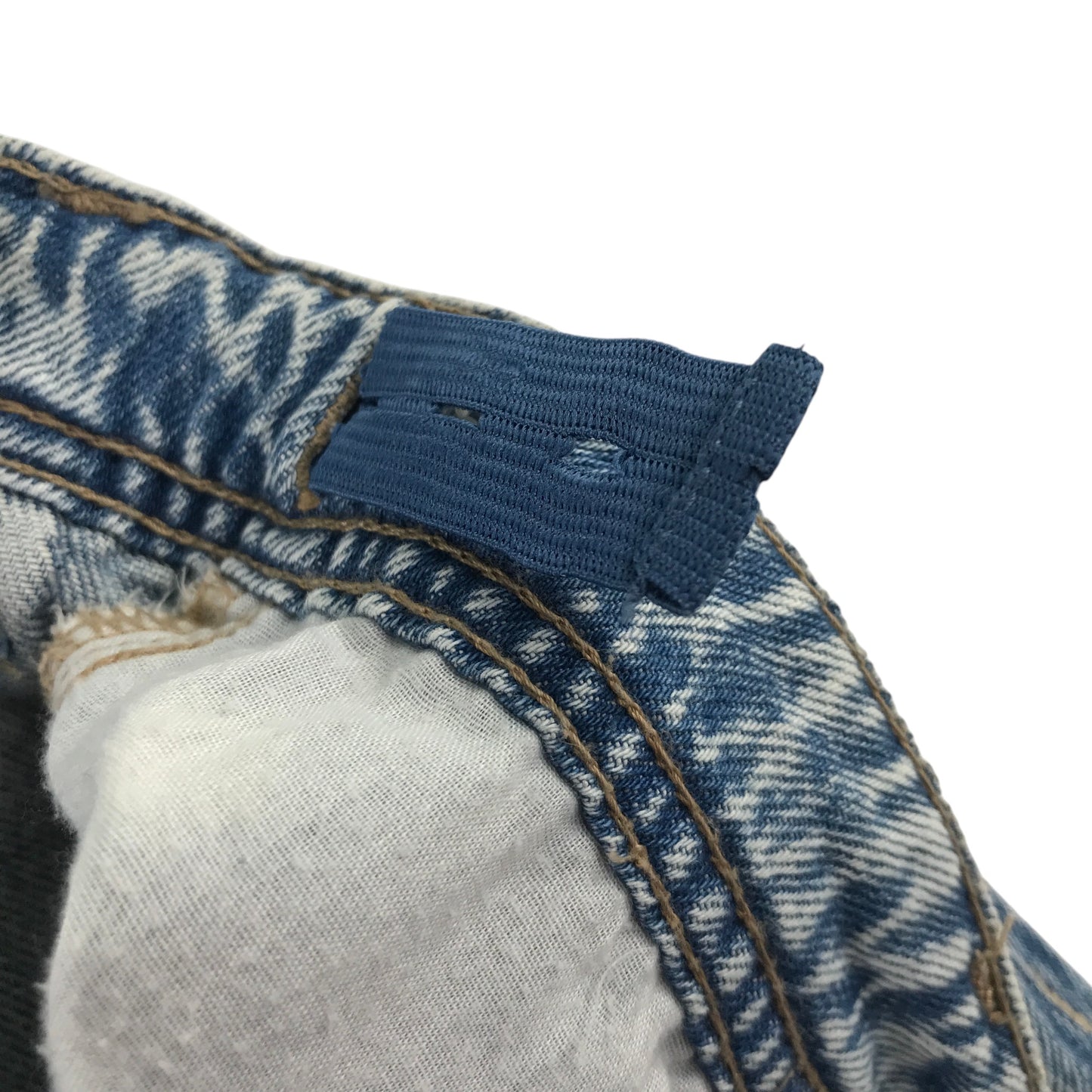 Next 8-9 years blue wide leg cotton jeans