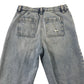 Next 8-9 years blue wide leg cotton jeans