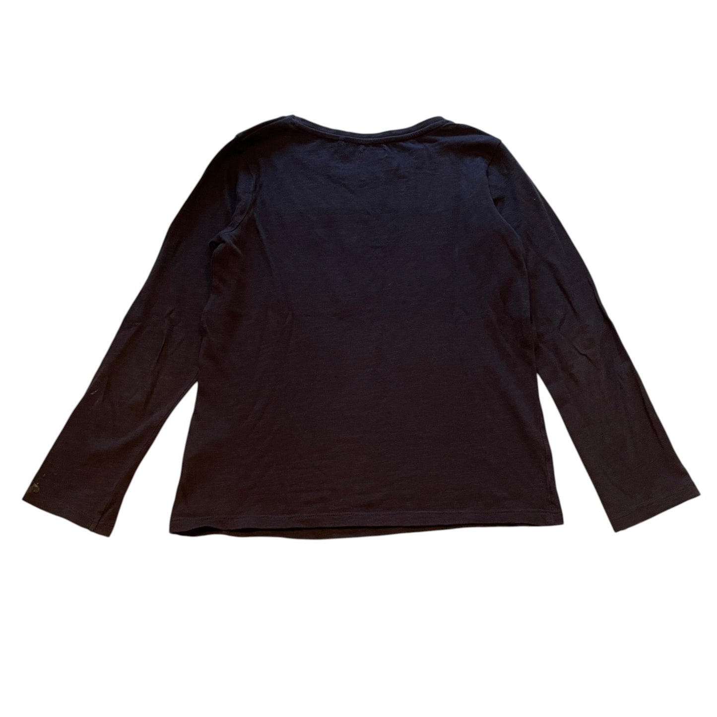 Next 8-9 years navy blue t-shirt Christmas sequin Santa's squad cotton