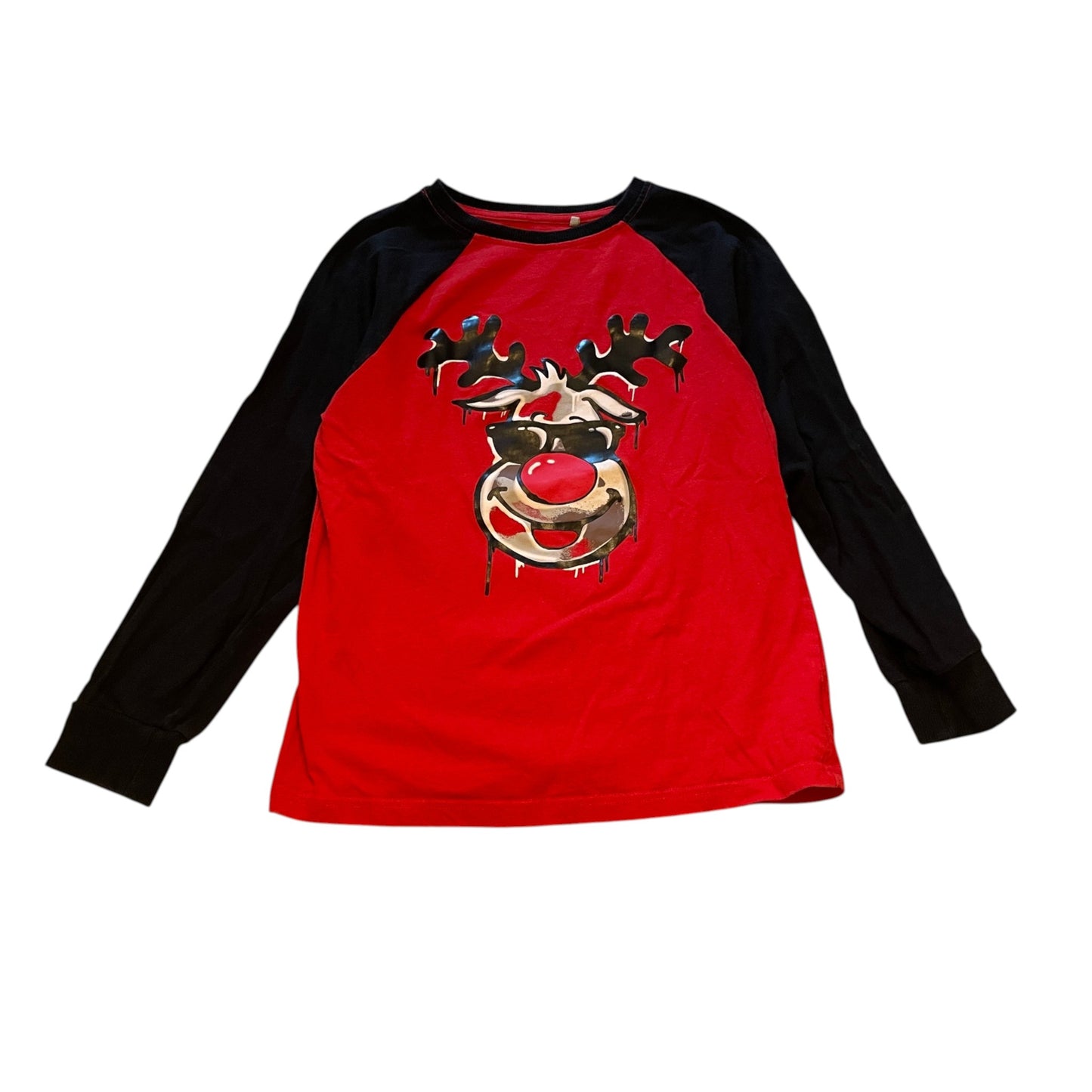 Next 8-9 years red t-shirt Christmas cool reindeer cotton