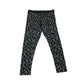 Next 9-10 years black and sparkly leopard spot leggings cotton elastane