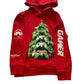 Next 9-10 years red gamer Christmas hoodie cotton