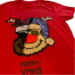 Next 9-10 years red t-shirt Christmas sequin cool reindeer cotton