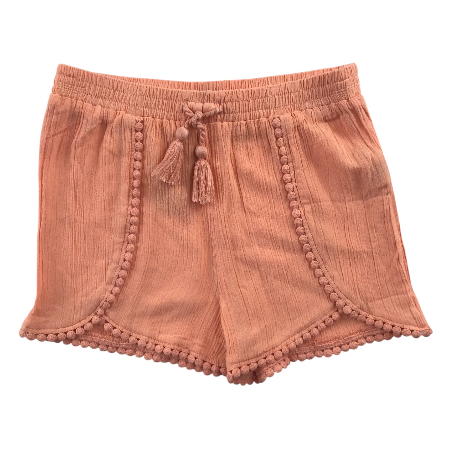 Next and F&F summer bundle 5-6 years brown sequin t-shirt and orange shorts cotton viscose